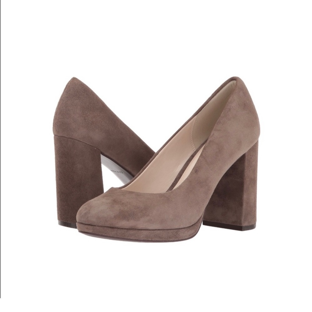 NWOT COLE HAAN Renner Grand Pump 95 II • Color Morel Suede • Size 8.5